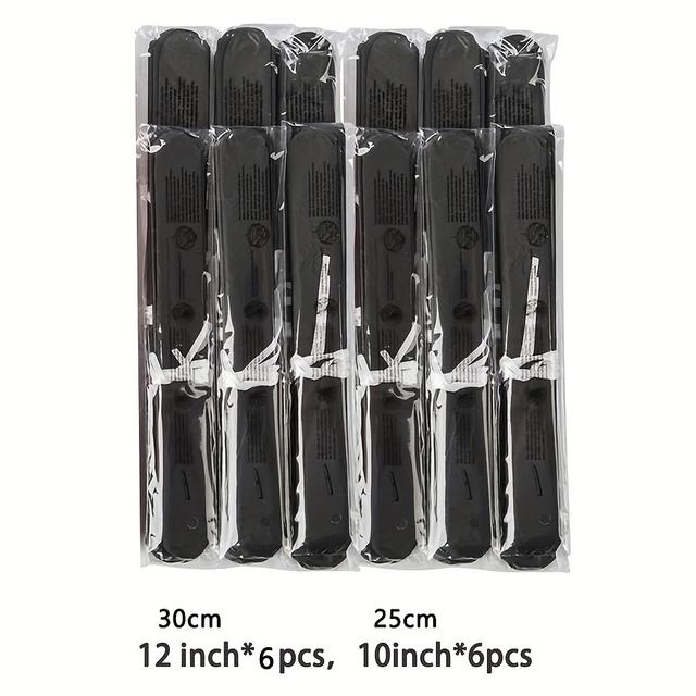 TEMU 12-pack Black Paper Ball Lanterns - Versatile Hanging Decor For Parties, Easter, Halloween - Durable, No Inlay, No Electricity Or Batteries Required, Featherless