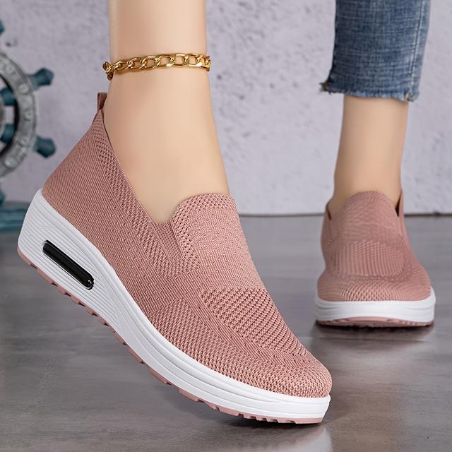 TEMU 여성용 슬립온 스니커 - 블랙 가죽, 부드럽고 유연한, 미끄럼 방지 고무 밑창, 통기성 및 편안함, 올 시즌 캐주얼 신발, 슬립온 스니커|캐주얼 슬립온 신발|가죽 상단 스니커