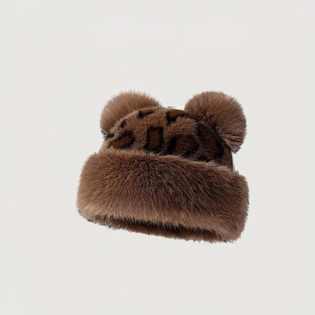 TEMU Women's Outdoor Urban Collection, Cozy Hat With Adorable Small Ears