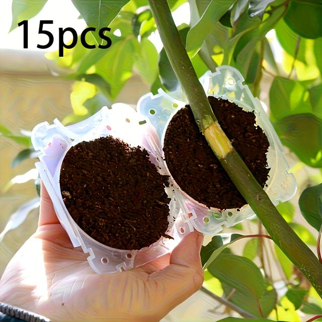 TEMU 15pcs Plant Propagation Box Set: High-pressure Grafting, And Rooting Tool Set, Pressure Ball Included