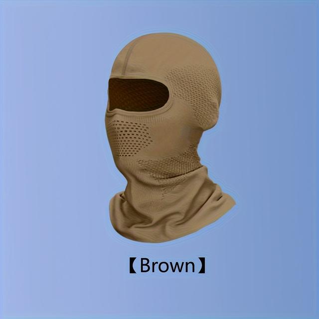 TEMU Téli Túra- és Sport Balaclava, Kerékpározásra és Síelésre Férfiaknak és Nőknek, Hidegálló Meleg Arcmaszk, Téli Futáshoz, Horgászathoz, Túrázáshoz, Stb., Jó Légáteresztő Szájrész Kialakítással