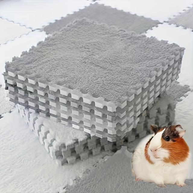 TEMU Guinea Pig Pads, Reusable Guinea Pig Cage Liners, Soft Warm Rabbit Sleep Mat Blanket Bed