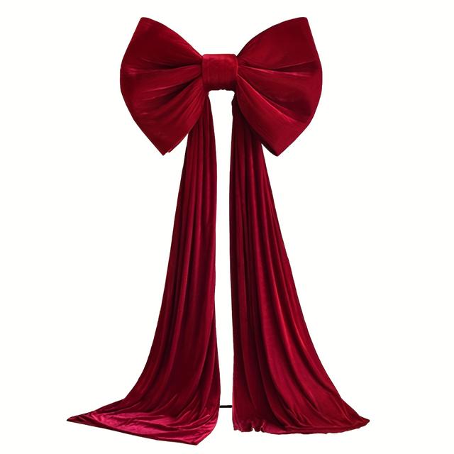 TEMU Luxe Rode Strik Feestdecoratie voor Verjaardagen, Trouwerijen, Kerstmis en Speciale Gelegenheden