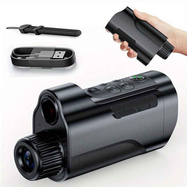 TEMU Range 10x Night Vision, 2mp Hd Infrared With Video Recording, 2000mah Rechargeable Battery, For Wildlife Observation