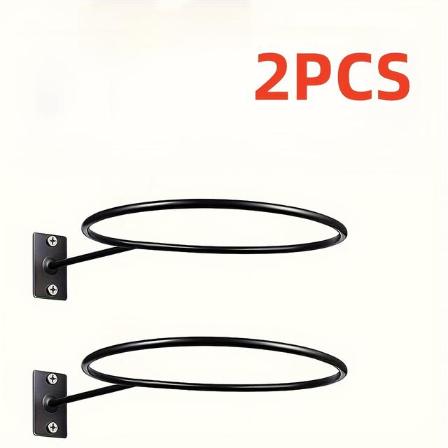 TEMU 2--mounted Sports Ball Rack - , Holds Basketballs, Footballs, Volleyballs & Soccer Balls - Multi-sport Wall Storage