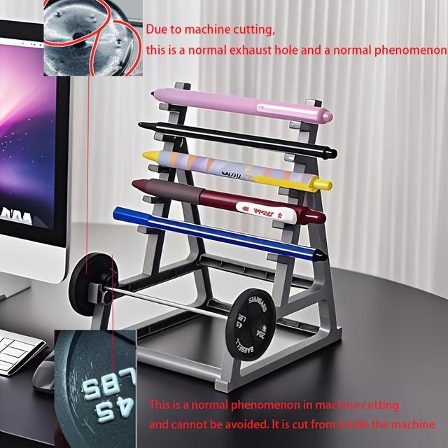 TEMU 1pc/gym-inspired Barbell Pen Holder, A Storage Gadget