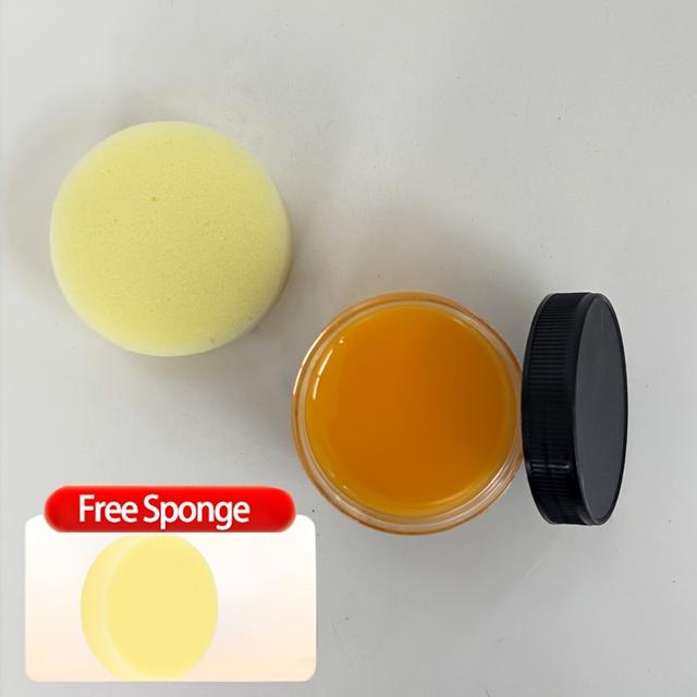 TEMU Oil For Furniture And Floors - 80g/2.82 Oz | Easy Application Almond Oil & Natural Beeswax Polish | & Shield | , Shine | Suitable For Varieties, Floor Wax For Wooden Surfaces