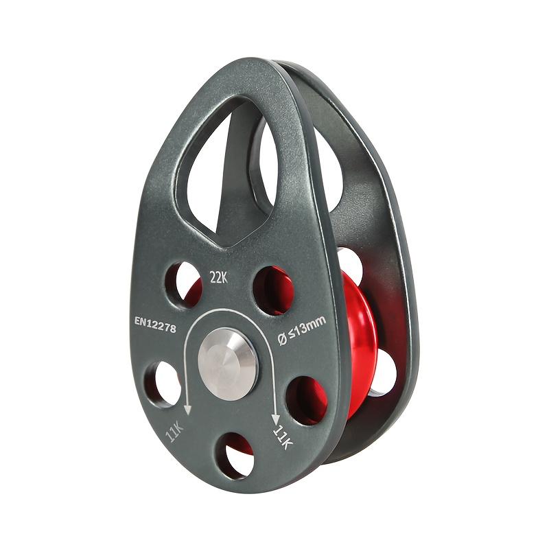 TEMU Small Pulley, Single Pulley, Made Of Lightweight Aluminum Material, And Rotates 360°., Suitable For Heavy Object Lifting, Material Handling, Industrial Construction, Gym Diy, Pulley System, Etc.