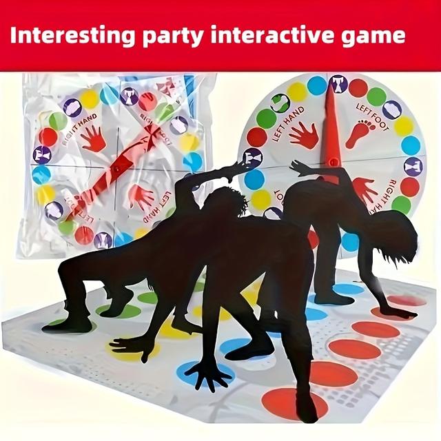 TEMU 1pc Christmas & Halloween Party Game Set - "left Hand, " Interactive Cardboard Game For Adults, Indoor/outdoor Holiday Entertainment, Holiday Party Game| |durable Cardboard, Christmas Games