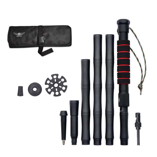 TEMU 1 pieza de PALO DE MONTAÑA TELESÓPICO MULTIFUNCIONAL ALMIGHTY EAGLE con Silbato, , etc., antideslizante para senderismo al y , ideal para Navidad, para Acción de Gracias