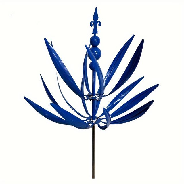TEMU Új Fém Pörgettyű Szélmalom Kerti Dísz, Forgatható Szélmalom