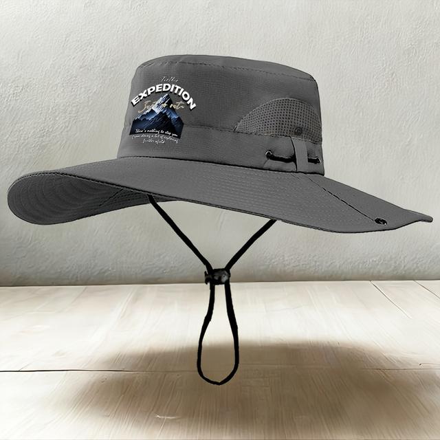 TEMU 【新登場】ワイドブリムで日焼け止め効果抜群！アウトドア釣りや軽量設計で息の利く帽子