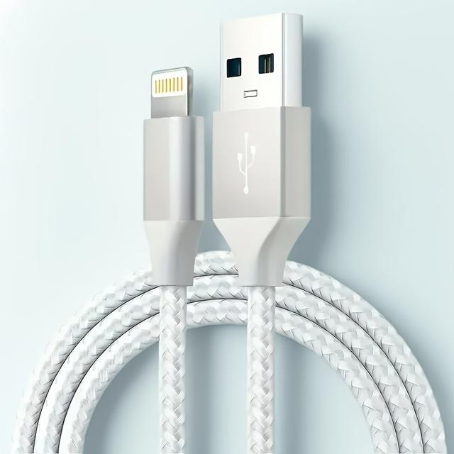 TEMU Gyors töltő Lightning kábel [MFi tanúsítvánnyal] USB-ról Lightning-re, kompatibilis iPhone 14/14 Plus/14 Pro/14 Pro Max/13/13 Pro/12/12 Pro/12 Pro Max/11/iPad-hez