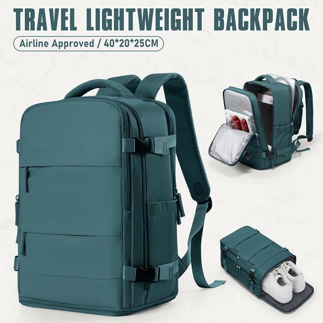 TEMU Mochila de Moda para Mujer 40x30x20cm, Bolso Bandolera Ligero y Espacioso sin Facturación 40 x 20 x 25 cm - Ideal para Viajes o Negocios con Compartimento Portátil