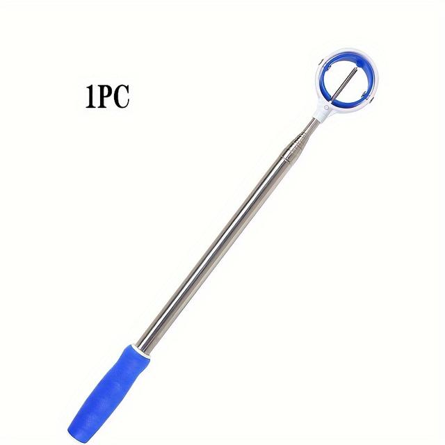 TEMU 1 Stück 12FT -Retriever - Edelstahl Teleskop-Golfballpicker, Gummigriff mit -Rutsch-Beschichtung