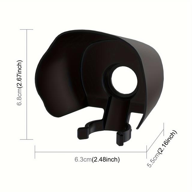 TEMU For Dji Pocket 3 Sunshade Lens Protective Cover Hood (black)