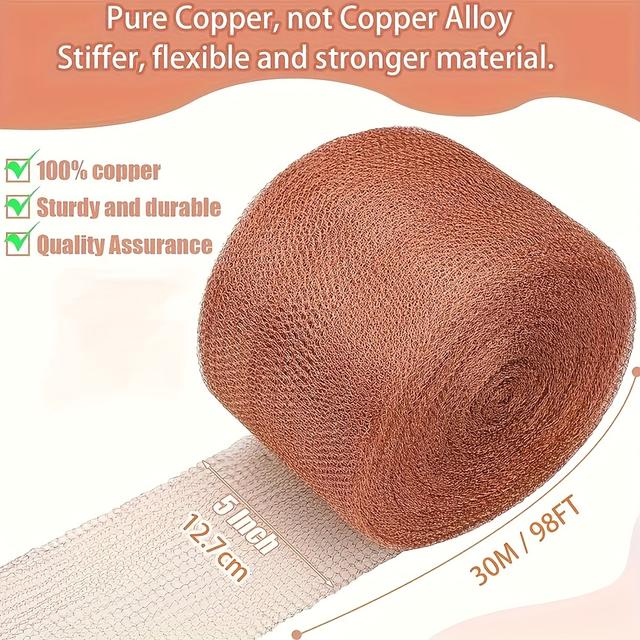 TEMU Pflanzenschutznetz zur Nagetierbekämpfung - Garten- Hofbedarf