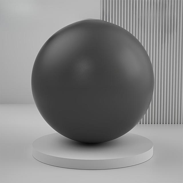 TEMU 25cm Pilates Yoga Míč z hustého PVC - Nafukovací balanční tréninkový míč s vzduchovým ventilem pro posílení středu těla a tvarování postavy, vhodný pro domácí fitness vybavení