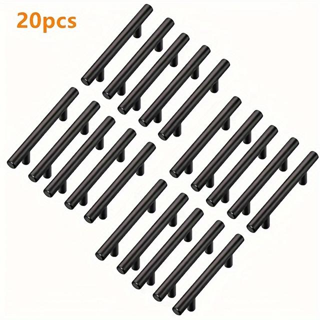 TEMU 20pcs 150mm Stainless Steel Kitchen Door Cabinet Handle Pull Knob Cabinet Knobs Furniture Cupboard Drawer Handle