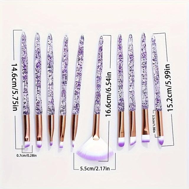 TEMU 10pcs Makeup Set, Concealer , Women's Makeup Tool Set