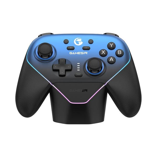 TEMU Gamesir Super Multi-platform Gaming Controller Featuring Hall Effect Sticks, 1000hz Rate, Rgb Lighting, And A Smart Charging Dock