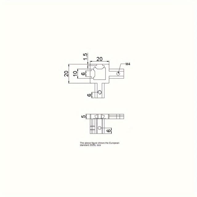 TEMU Set Of 8 Three-way Corner Brackets For Connecting European Standard Aluminum Extrusion Profiles Of Series 2020, 3030, And 1515, Complete With Screws