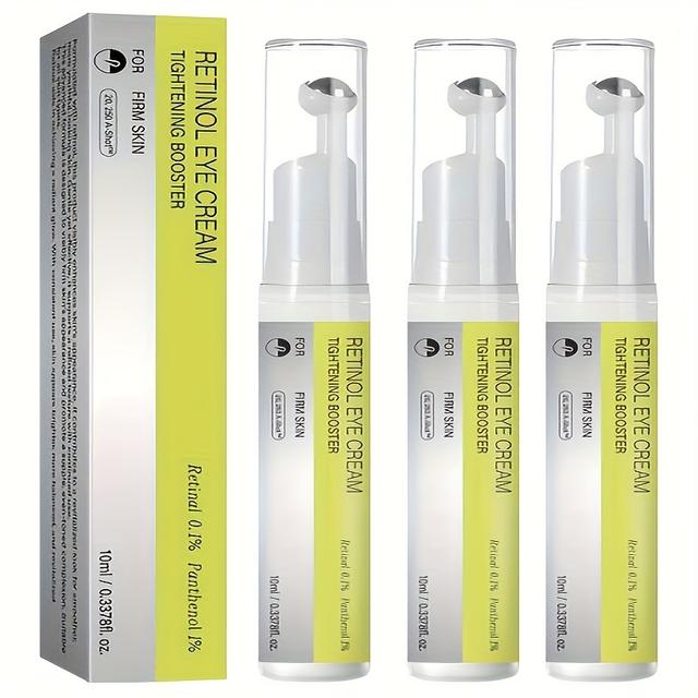 TEMU 3pcs Firming Eye Cream |, Lifts Wrinkles, Enhances Skin Elasticity, Smooth Texture, And Revitalizes The | Premium Formula, Eye Highlighter
