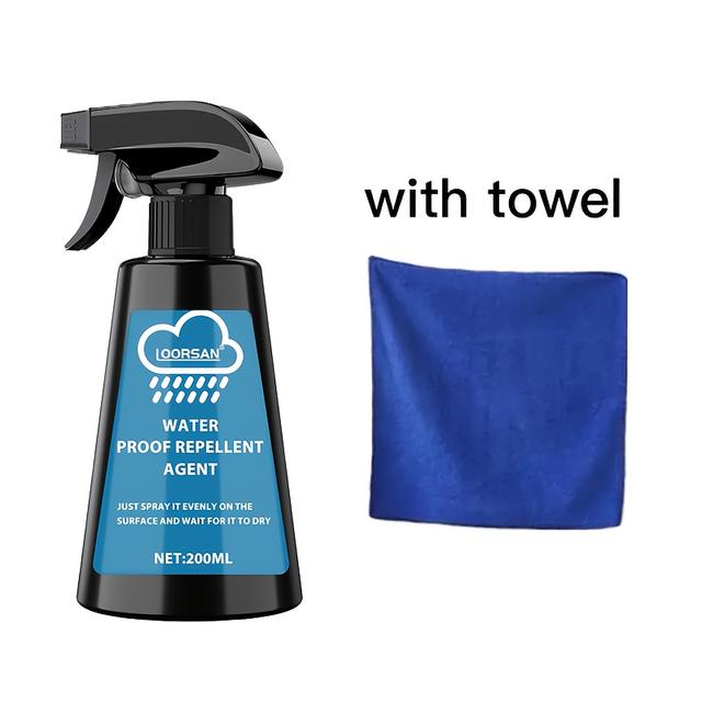 TEMU 200ml Glass Spray - A Clear And Transparent Repair Kit For Car Windows, Mirrors, Helmets, Windshields, And Interior Windows, Featuring A Waterproof Coating And Spray