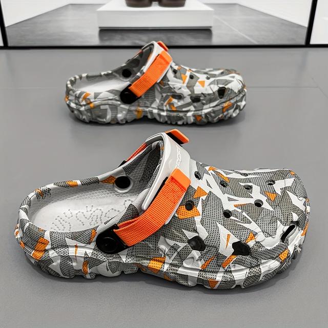 TEMU 남성용 슬립온/슬립오프 아치 - 가벼운 비치화, 아치 & 쿠션 인솔, 하이킹, 러닝, 캠핑, 아웃도어용 미끄럼 방지 트레드 - 캐주얼 & 포멀 사용 - /레드/블랙/화이트/그레이/베이지 - 사계절 편안함 - //스포티 스타일, 슬립 솔 & 아치, 봄/여름/가을 착용, 남성용 신발,남성용 신발