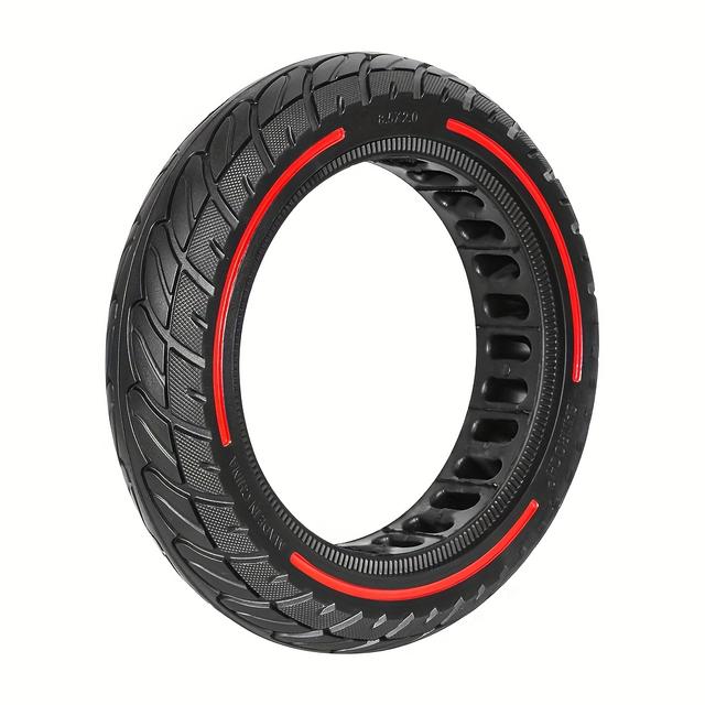 TEMU Xiaomi Electric Scooter 8.5*20 Solid Tire Shock Absorption Protective M365/1s/pro Outer Tire Solid Tire Off-road Use Off-road Use