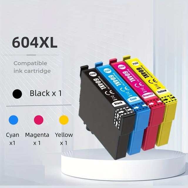 TEMU 604XL 604 Compatibele Inktcartridge voor Epson XP-2200 2205 3200 3205 4200 4205 WF-2910 2935 2930 2950DWF Printer