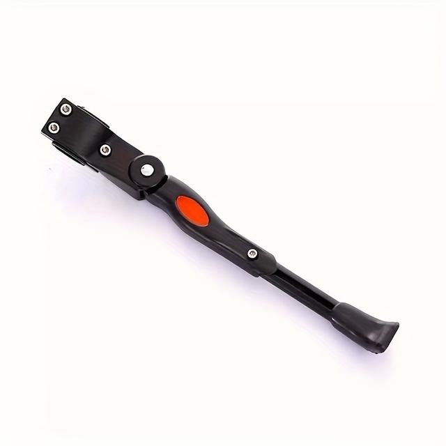 TEMU Heavy-duty Adjustable Mountain & Road Bike Kickstand - Reinforced Aluminum, U-bolt Installation, Black, & Install