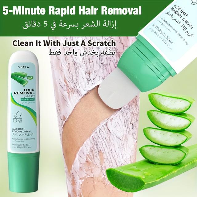 TEMU A Creme Depilatório de Vera Oferece Resultados Rápidos e Duradouros, Adequado para Homens Como para Mulheres. Remove Eficazmente o Pelo para uma Pele e Limpa