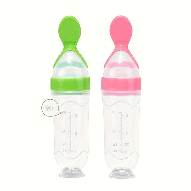 TEMU TYRY.HU Szilikon Gyermeketetők Szívókorongokkal - Nyomókanalak Kék, Zöld, Rózsaszín Színben Gyermekeknek, Ideális Ajándék Karácsonyra és Hálaadásra