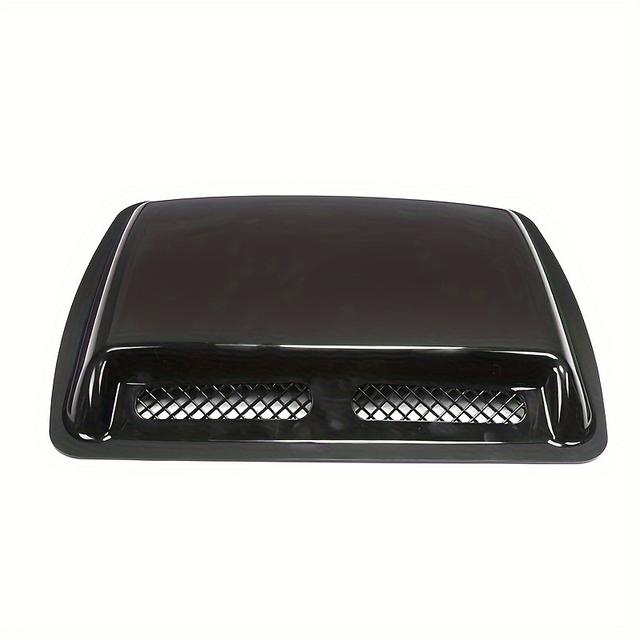 TEMU Large Car Hood Scoop, Abs Plastic Air Flow Intake Vent, Decorative Bonnet Cover
