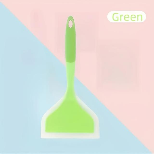 TEMU 4-color Multi-functional Silicone Spatula - , Heat-resistant, Suitable For Cooking, Stirring And Grilling - Perfect For Pancakes, Steaks And Grilling