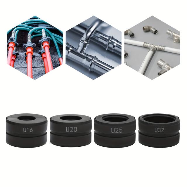 TEMU Fetcoi Press U16/20/25/32 Mm, U-contour Insert For Pipe Crimping Pliers In Sizes 16-25-32 Mm, Top Quality