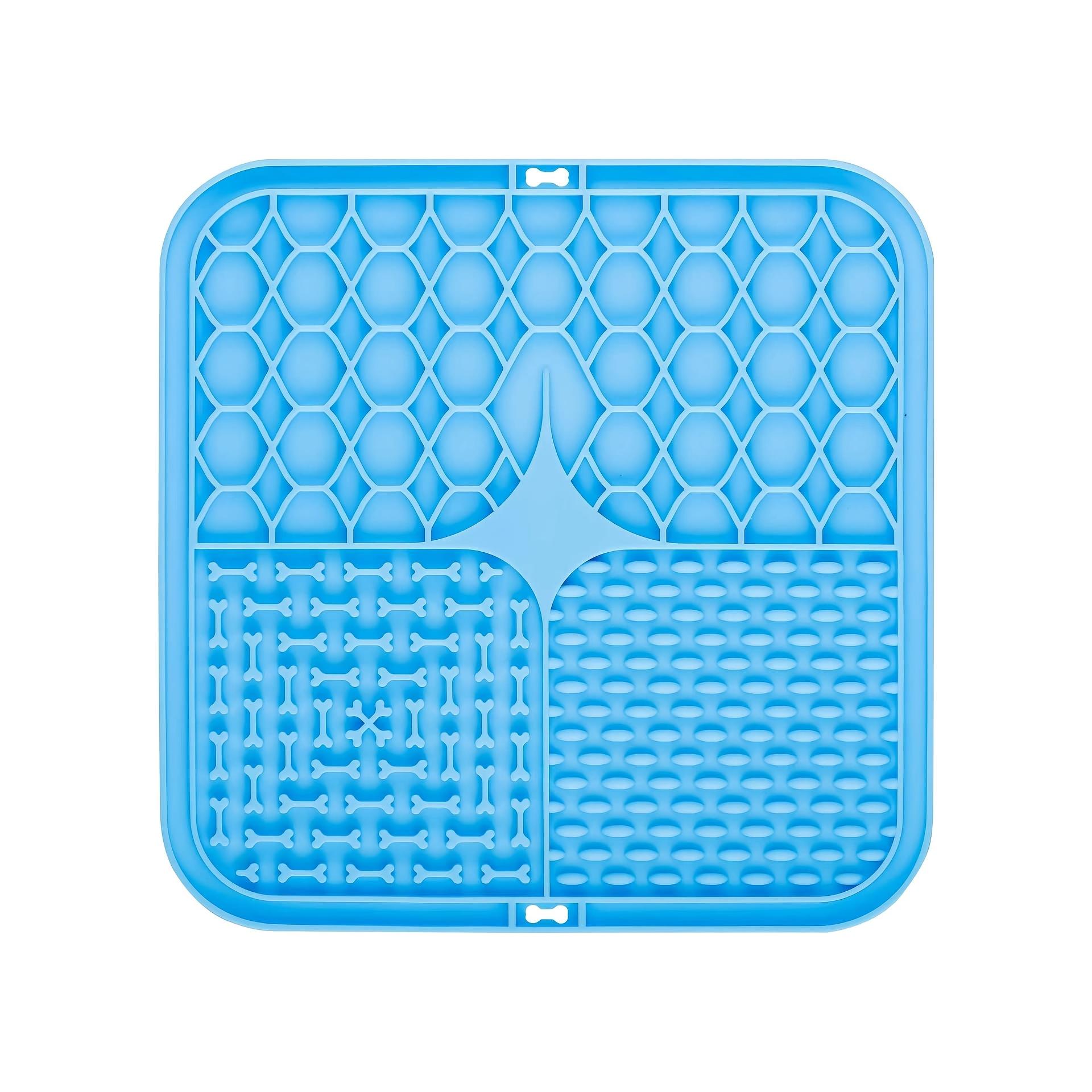 TEMU 1pc Pet Licking Mat-training Slow Feeder, , Anti-boredom Design, Non-slip And Easy To Clean