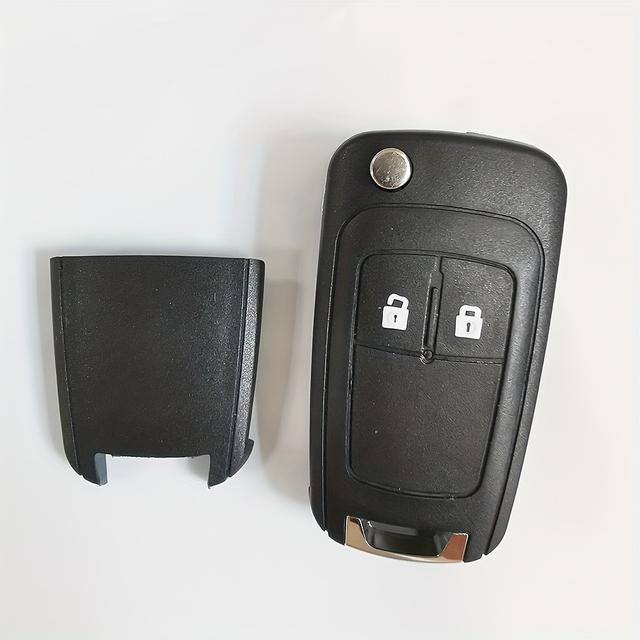 TEMU 2 Buttons Flip Remote Key Fob Case Shell Fit For For For Astra For Insignia