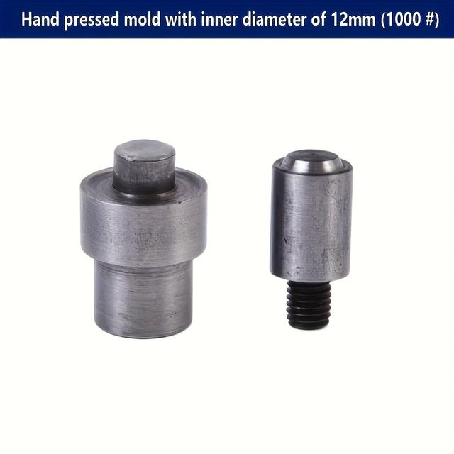 TEMU Herramienta para perforar, perforadora duradera, dispositivo para hacer agujeros, molde para perforar, perforadora para remaches a presión (4.5/5/6/8/10/12/20 mm)