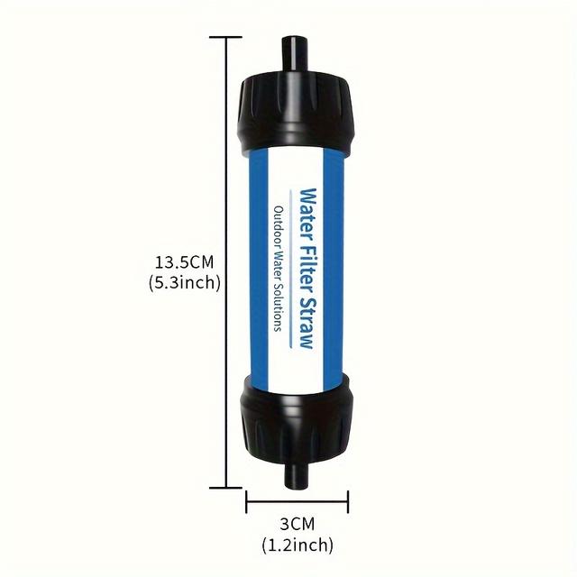 TEMU Osobní Čistička Vody pro Kempování, Turistiku, Batohování a Nouzové Přežití - Dostupná v Balení po 1, 2 4 ks