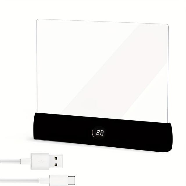 TEMU 2-in-1 Bedside And Reading Lamp: Usb Rechargeable With 3 Adjustable Lighting , Perfectly For Nighttime Reading And , Ideal For Bedroom And Office Environments