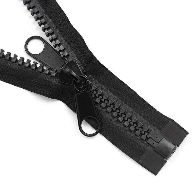 TEMU 10# Resin Zipper Open Tail Single/double Pull Head Zipper Sleeping Bag Bag Tent 60-400cm Long Zipper Diy Sewing Accessories