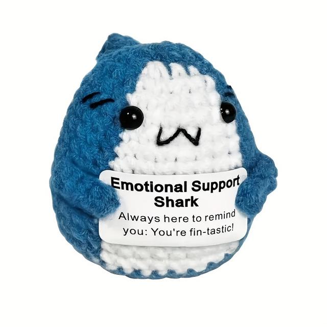 TEMU An Emotional Support Crochet Cutie, Fabric Amigurumi Handmade Kit, Mixed Color Additions Gift, Suitable For , Key Additions