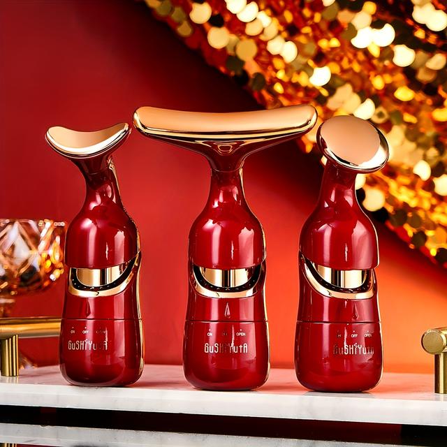 TEMU A Multifunctional Facial, Eye, And Neck Massager For Holiday Gifting, Complete With A Device And Includes An Aa5 Battery