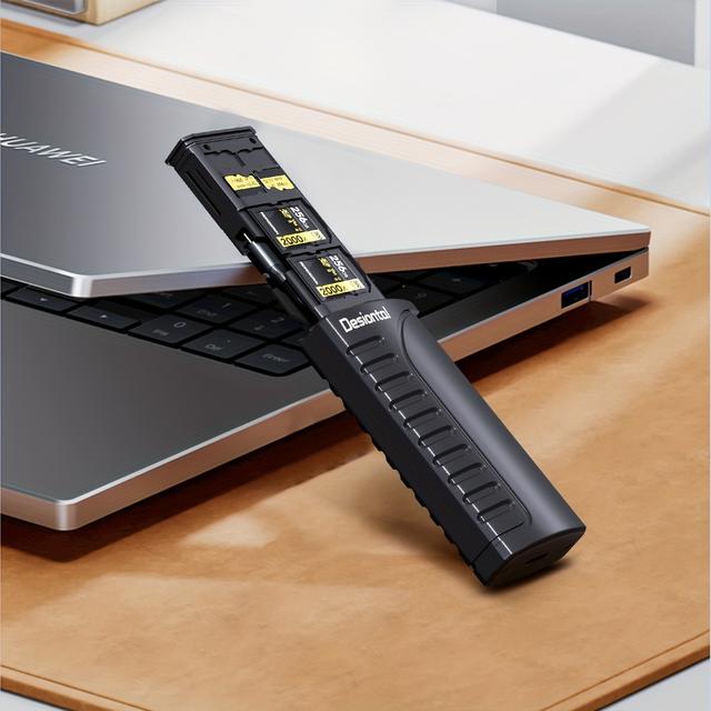 TEMU Ultra-fast Usb 3.1 Type- Reader With Dual Sd/tf Slots - Storage Case For Cameras, Smartphones, Drones & Action Cams