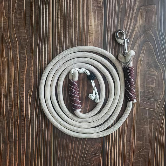 TEMU 1 Beige 2.5m Long Multipurpose Horse Halter Horse Lead Rope Horse Neck Collar