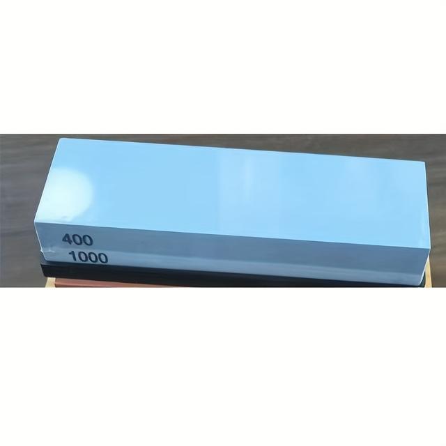 TEMU Complete Knife Sharpening Stone Set- Dual Grit Whetstone 400/1000 Knife Sharpener With Silicone Pad
