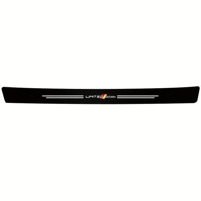 TEMU 1pc Of Durable Rear Bumper Strip Decal For Car Trunks, Suitable For , For Ford, For , Vw Golf, Tiguan, For , For , For , , , And For