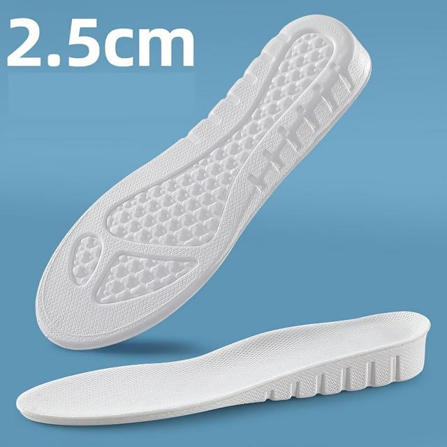 TEMU 1 Paar Innenhöhenverstärkende Einlegesohlen für Herren- und Damen-Sport-Einlegesohlen mit Höhenverstärkung